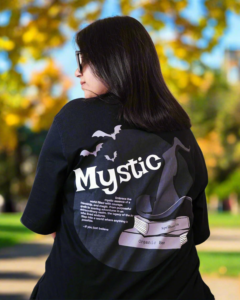 Mystic Black Oversized T-Shirt